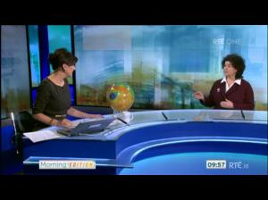 January 2014: Interviewed by Keelan Shanley on RTE One Morning Edition about Mars Research